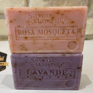 Jabones de Marsella | Pack 2 – Rosa Mosqueta y Lavanda | 2 x 100 gr.
